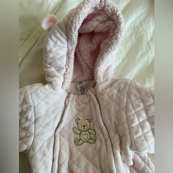 Little me 6-9 month baby playsuit/coat - Picture 4 of 5